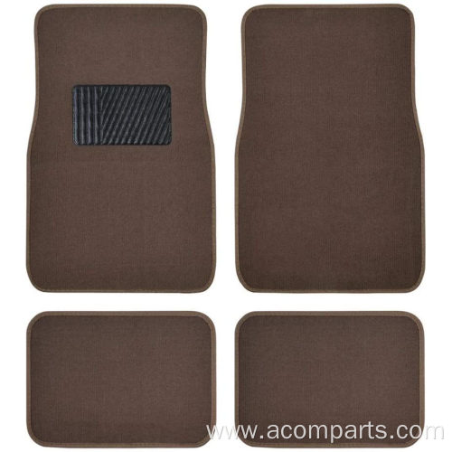 4-Piece Carpet Vehicle Floor Mats Premium Quality Classic